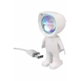 Gün Batımı Projektör Lamba Astronot Görünümlü Dekoratif Masa Lambası