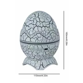 Yumurta Görünümlü Masa Ve Gece Lambası Renk Değiştirebilen Projektör
