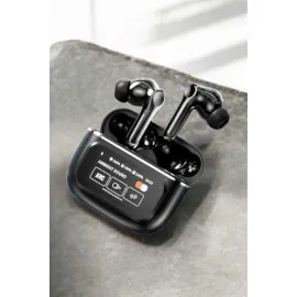 Yeni Nesil Bluetooth Kulaklık Ekranlı Yüksek Ses Kaliteli Uzun Şarj Süreli