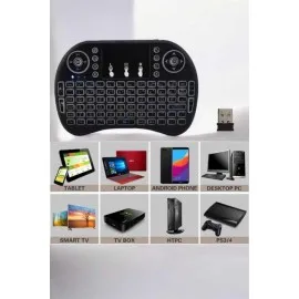Usb Bağlantılı Mini Q Klavye Işıklı Tüm Cihazlara Uyumlu
