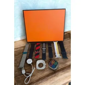 Akıllı Saat 7 Farklı Kordonlu Arama Cevaplayan Bildirim GPS Özelliği