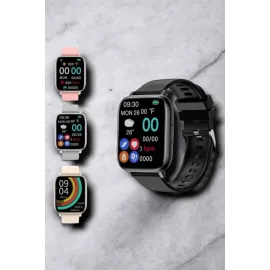 Titreşimli, Sağlık Takipli, Yeni Nesil Akıllı Saat  400mAh Batarya Kapasiteli
