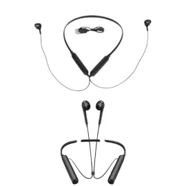 Boyun Bantlı Kablolu Yüksek Ses Kaliteli Bluetooth Kulaklık Uzun Pil Ömrü