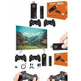 Game Box Android Tv 36500 Oyunlu Atari 5G 8K Hdr Ultra Hd 64 Gb