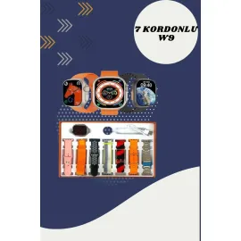 Yeni Nesil Akıllı Saat Ve Bluetooth Kulaklık Kampanyası Dokunmatik Kare 7 Kordonlu