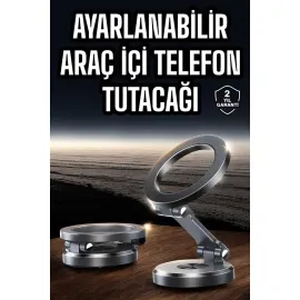 Araç İçi Telefon Tutacağı Manyetik Tasarım Ayarlanabilir