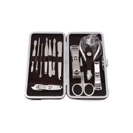 12 Parça Manikür Pedikür Seti Tırnak Bakımı Nasır Temizleme El Ayak Bakımı