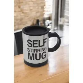 Yazılı Kupa Kendi Kendini Karıştıran Mikser Kupa Termos Bardak