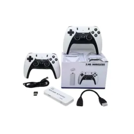 3D 4K 2000 Oyunlu Game Stick Oyun Konsolu Çift Konsol