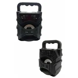 Işıklı Bluetooth Hoparlör Ses Bombası Taşınabilir Yüksek Ses Kaliteli Radyo Özelliği