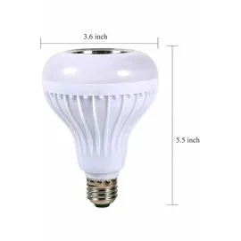 Kumandalı Rgb Led Işık Bluetooth Hoparlör Ses Lambası Renkli Ampul