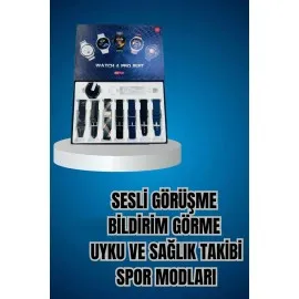 Ucuz Kaliteli Yeni Nesil 7 Kordonlu Akıllı Saat Ve Kablosuz Bluetooth Kulaklık Anc Özelliği