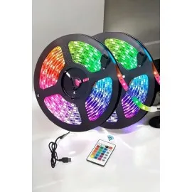 Led Işık 5 Metre Şerit Led Rgb Işıklı