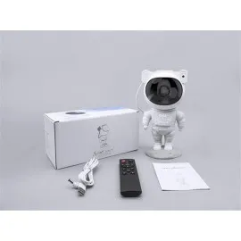 Çocuklara Özel Projeksiyon Astronot Lamba Speaker Sevimli