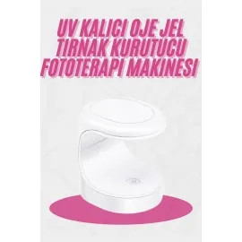 Kalıcı Oje Kurutucu Mini Uv Işınlı Taşınabilir Hızlı Ve Pratik Oje Kurutucu