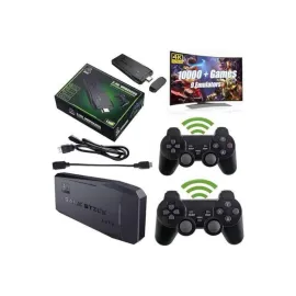 Game Stick 20000 Oyun Kablosuz Çift Kol Retro Oyunlar Game Stick Atari 2.4g 4K