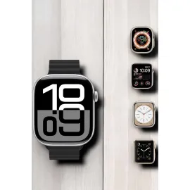 Yeni Nesil Ultra Akıllı Saat Titreşimli, Uyku & Sağlık Takibi, Çift Kordon