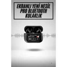 2.Nesil Pro Ekranlı Sesli Görüşme Yapabilen Kablosuz Bluetooth Kulaklık