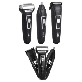 3'lü Set Saç Sakal Kesme Traş Makinesi Burun Kılı Alma Tıraş Makinesi