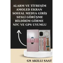 Nabız Ölçer Hediye Bileklikli Akıllı Saat Ve Dijital Göstergeli Bluetooth Kulaklık Çoklu Şarj Girişi