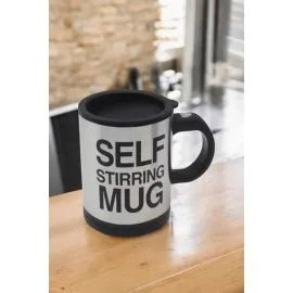 Yazılı Kupa Kendi Kendini Karıştıran Mikser Kupa Termos Bardak