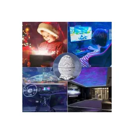 Bluetooth Hoparlör Dinozor Yumurtası Gece Masa Lambası Projektör