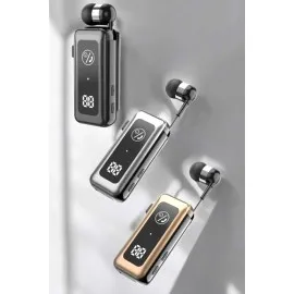 Makaralı Bluetooth Kulaklık Kulak İçi Dijital Göstergeli Yüksek Ses Kaliteli