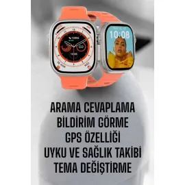 Akıllı Saat Gps, Sağlık Ve Uyku Takibi Arama Cevaplayan Bluetooth Bağlantılı