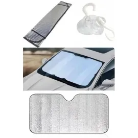 Araç Ön Cam Güneşlik UV ve Isı Koruma Katlanabilir Toyota Corolla Skoda Superb Dacia Duster Ford Focus