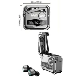 Gecikme Önleyici Oyuncu Kulaklığı Bluetooth Bağlantılı Anc Özelliği 5.0 Bluetooth