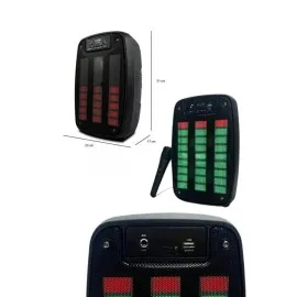 Bluetooth Hoparlör Taşınabilir Şarjlı Işıklı Büyük Boy Yüksek Ses Kaliteli