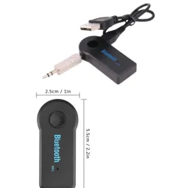 Bluetooth Araç Kiti Aux Çıkışlı  Telefon Müzik Alıcı Tüm Cihazlara Uyumlu