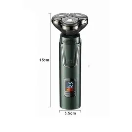 Dijital Göstergeli 3 Başlıklı Tıraş Makinesi Islak Kuru Lazer Öncesi Günlük