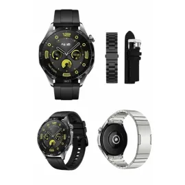 Amoled Ekran 3 Kordonlu Akıllı Saat 5.0 Bluetooth Bağlantılı Android ve İOS Uyumlu