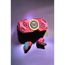 Stres Çarklı Bluetooth Kulaklık Kablosuz Kırmızı Yüksek Ses Kaliteli