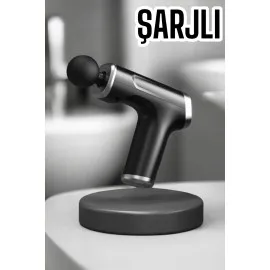 4 Başlıklı Darbeli Şarjlı Masaj Aleti Tabancası Kablosuz