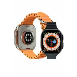 Ultra Akıllı Saat 49 Mm Çift Kordonlu Arama Cevaplama Bluetooth Bağlantılı
