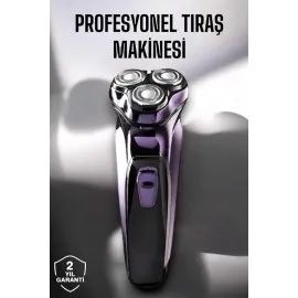 Profesyonel Şarjlı Saç Ve Sakal Tıraş Makinesi Hassas Kesim