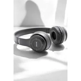 Kulak Üstü TF Kart ve AUX Destekli Ergonomik Bluetooth Kulaklık