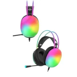 Kulak Üstü Kablosuz Bluetooth Kulaklık Unısex Renkli Işıklı Kulaklık