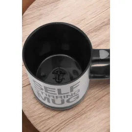 Yazılı Mug Kupa Karıştırıcı Özelliği Ve Paslanmaz Çelik