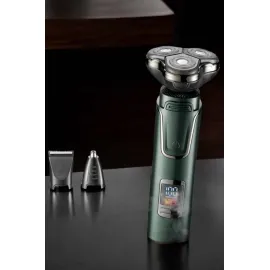 3 Başlıklı Profesyonel Saç ve Sakal Bakım Seti Vücut, Burun ve Kulak Tüy Alma