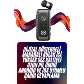 Makaralı Bluetooth Kulaklık Telefon Uyumlu Makaralı TF Kart Girişli Güç Göstergeli