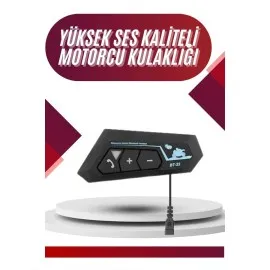 Intercom Bluetooth Kask Kulaklık Motosiklet Kulaklık 5.0 Bluetooth