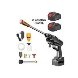 Akülü Oto Araç Yıkama Yüksek Basınçlı Araba Yıkama Makinesi Şarjlı