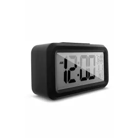 Dijital Işıklı Alarmlı Çalışma Masası Ekran Pilli Çalar Saat