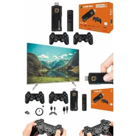 Game Box Android Tv 36500 Oyunlu Atari 5g 8k HDR Ultra HD 64 GB