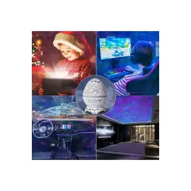 Bluetooth Hoparlör Dinozor Yumurtası Gece Masa Lambası Projektör