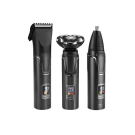 Yüksek Performanslı 3 Başlıklı Profesyonel Şarjlı Islak ve Kuru Kullanıma Uygun