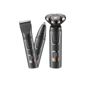 Dijital Göstergeli 3 Başlıklı Tıraş Makinesi Islak Kuru Lazer Öncesi Günlük